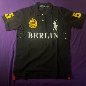 Polo by Ralph Lauren Men’s Black Berlin Polo Shirt